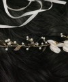 Handmade Flowers Pearl Tiaras Crown