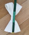 detachable pleated wedding dress bow back bow sash duchess satin