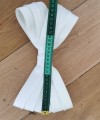 detachable ivory duchess satin wedding train and bow bridal train