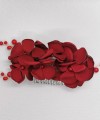 Red Flower Hair Comb