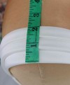 White duchess satin detachable bridal straps and sleeves worn on or off the shoulder