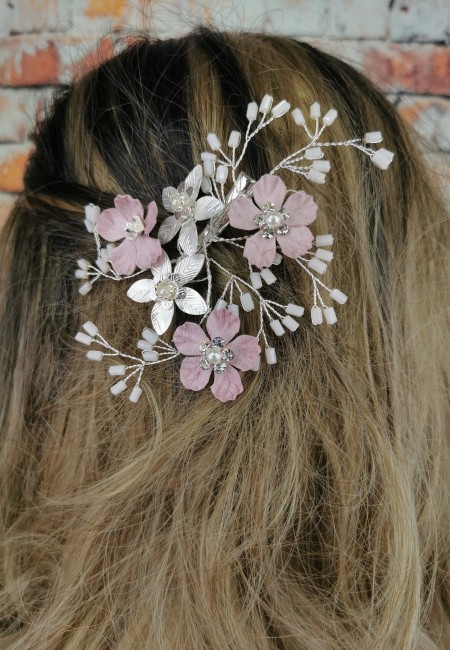 Floral Wedding Hair Clip