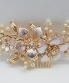 Gold Wedding Hair Comb