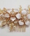 Gold Wedding Hair Comb