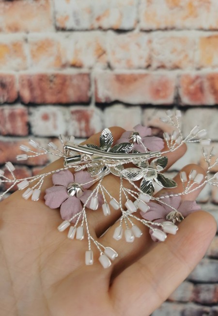 Floral Wedding Hair Clip
