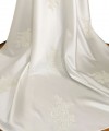 detachable satin wedding train beaded lace bridal train long