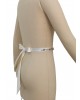 Wedding Dress Belt, Crystal and Pearls Appliqué Belt