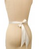 Wedding Dress Belt, Crystal and Pearls Appliqué Belt