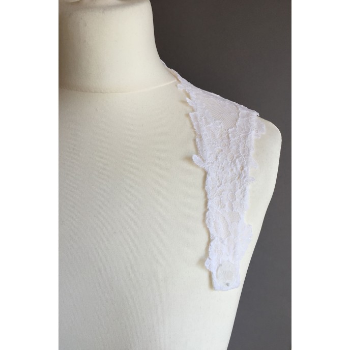 Fine Italian Lace Detachable Sleeves for Wedding Dress