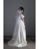 White Two Layer Veil 