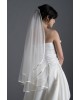 Fingertip Veil Two Layer