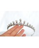 Silver Bridal Crown
