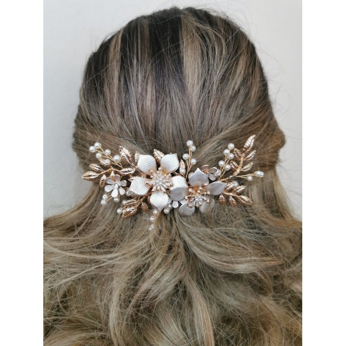 Gold Wedding Hair Comb