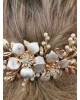 Gold Wedding Hair Comb