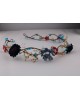 Blue Flowers Bride Flower Crown
