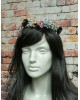Blue Flowers Bride Flower Crown