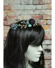 Blue Flowers Bride Flower Crown