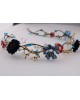 Blue Flowers Bride Flower Crown