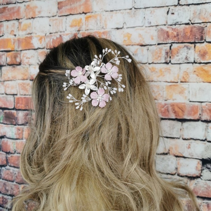 Floral Wedding Hair Clip