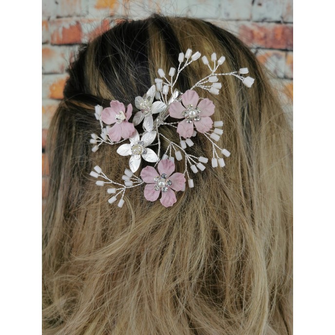 Floral Wedding Hair Clip