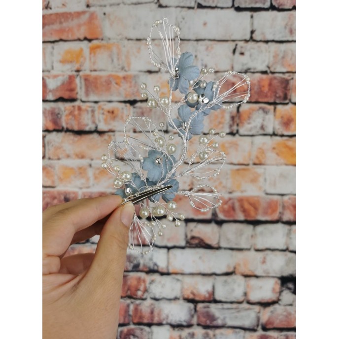 Floral Wedding Hair Clip