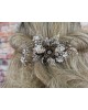 Antique Gold Crystal Hair Comb