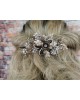 Antique Gold Crystal Hair Comb