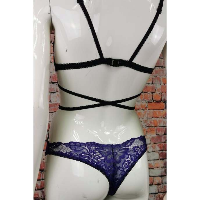 Sexy Lingerie Set, Dark Purple