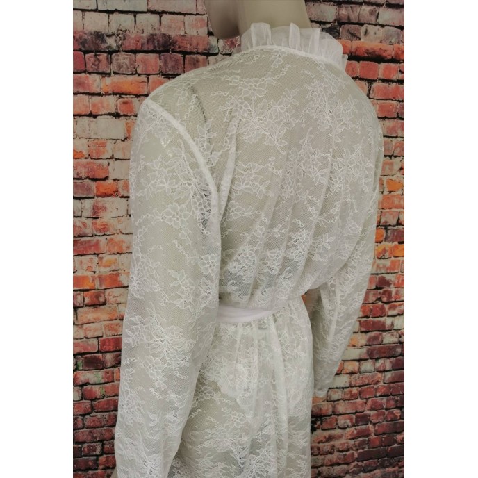 White Lace Robe