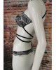 Black and white Sexy Lingerie Set