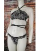 Black and white Sexy Lingerie Set