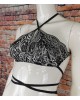 Black and white Sexy Lingerie Set