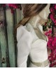 Detachable wedding dress sleeves