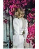 Detachable wedding dress sleeves