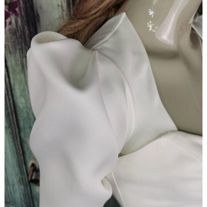 Detachable wedding dress sleeves