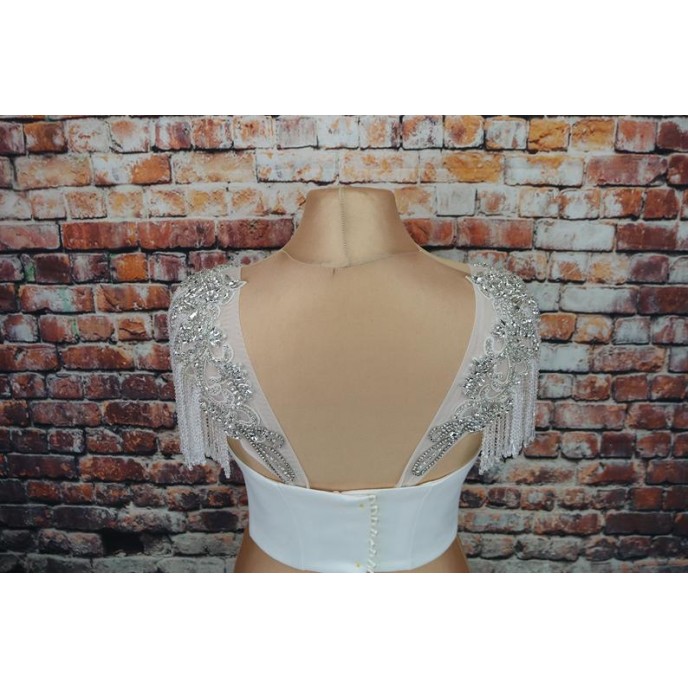 Wedding Dress Crystal sleeves