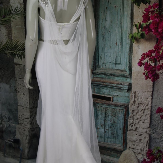 Crystals & Pearls DETACHABLE Wedding Dress sleeves