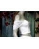 White Lace Detachable Sleeves for Wedding Dress