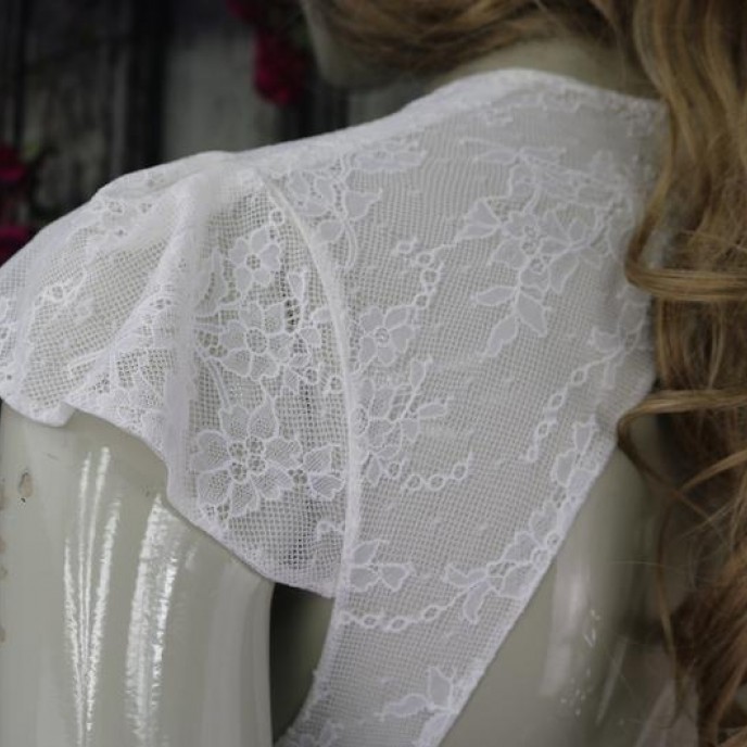 Detachable Wedding Dress STRAPS with cup sleeves