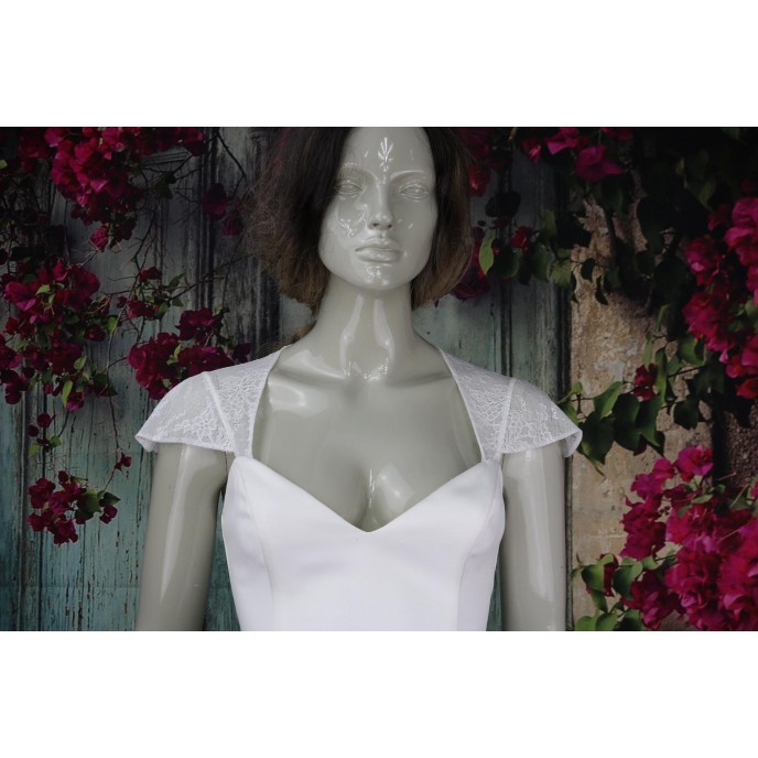 Detachable Wedding Dress STRAPS with cup sleeves