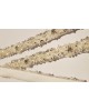 Crystals & Pearls DETACHABLE STRAPS, sewed by hand on ivory satin