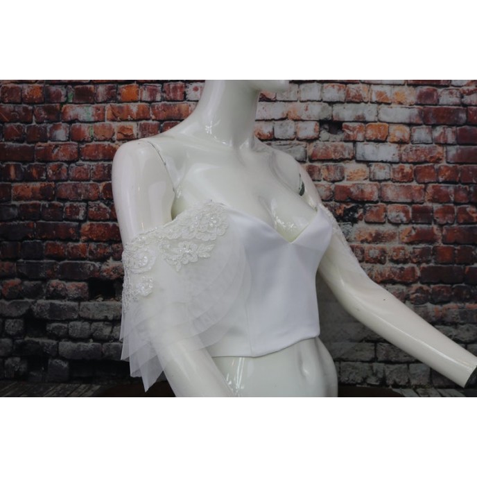 TULLE DETACHABLE WEDDING Dress Straps