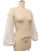 Detachable wedding dress sleeves