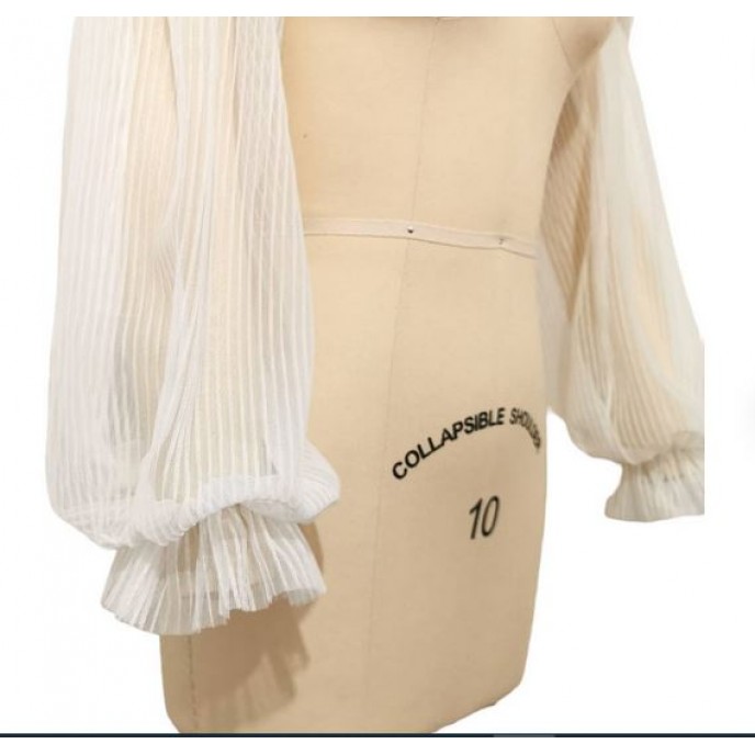 Detachable wedding dress sleeves