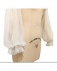 Detachable wedding dress sleeves