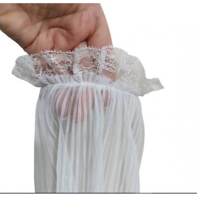 Detachable wedding dress sleeves