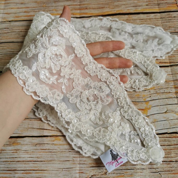 DETACHABLE Lace Wedding Dress SLEEVES