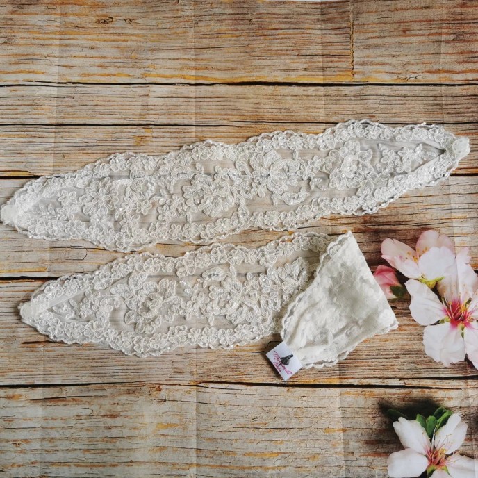 DETACHABLE Lace Wedding Dress SLEEVES