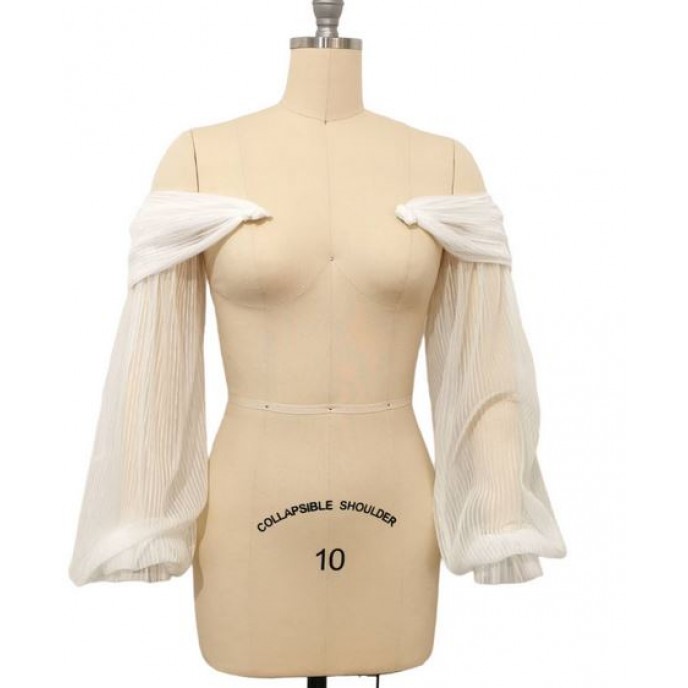 Long Detachable Wedding Dress Sleeves