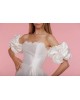 Satin puff sleeves for Wedding Dress